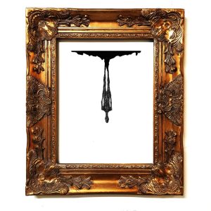 upsidedown, 2021, acrylic on paper, 11x14